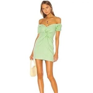 Camila Coehlo Green Mini Dress